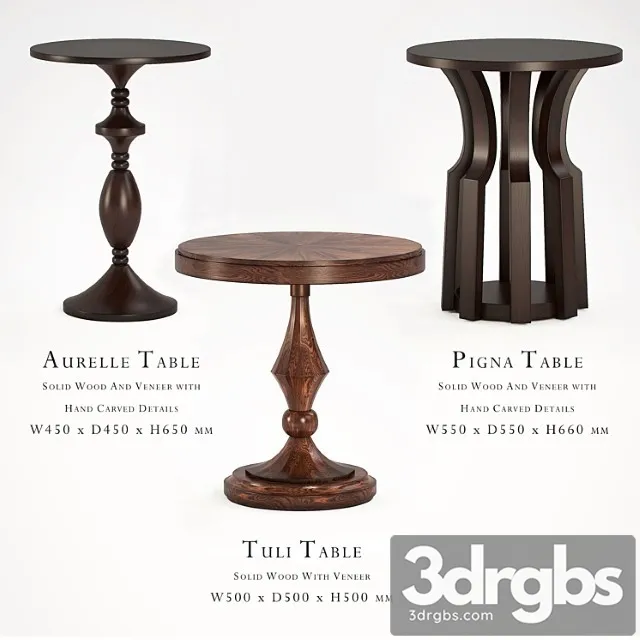 Box Living Aurelle Tuli And Pigna Side Table 3D Model Download Box Living Aurelle Tuli And Pigna Side Table 3D Model Download