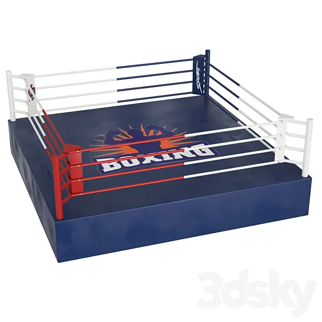 Boxing ring 3D Model