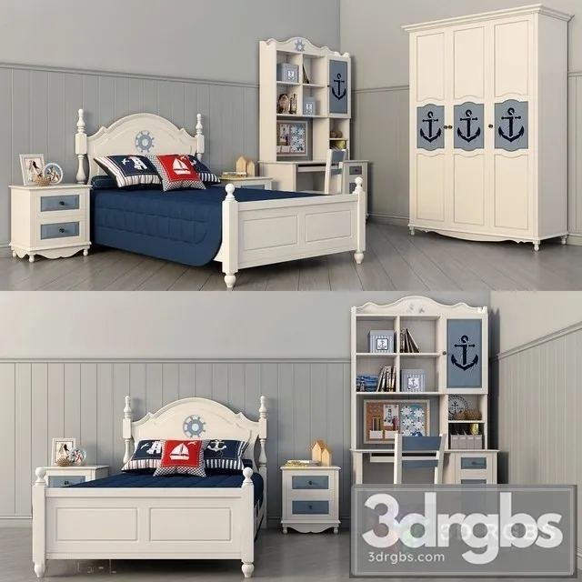 Boy Ocean Bed 3D Model Download Boy Ocean Bed 3D Model Download