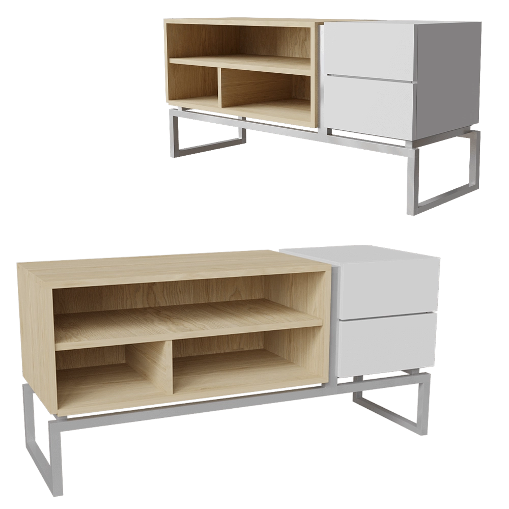 Bozzetti – Sideboard Blokki a/v 120 3D Model