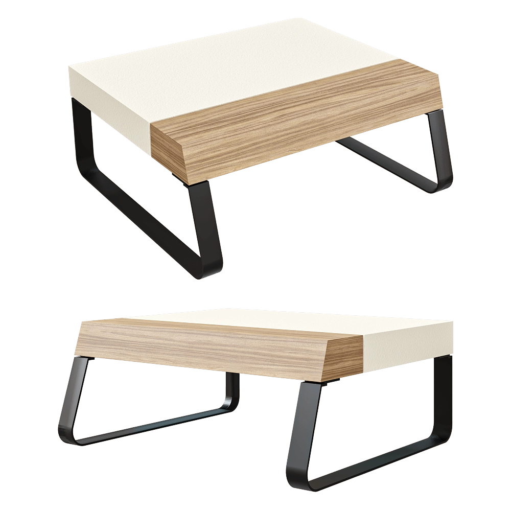 Bozzetti – Table with hidden storage space Sanky 3D Model