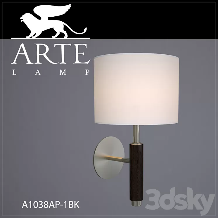 Bra ARTE LAMP A1038AP-1BK 3D Model Bra ARTE LAMP A1038AP-1BK 3D Model