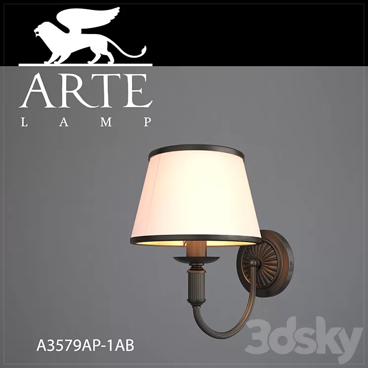 Bra ArteLamp A3579AP-1AB 3D Model Bra ArteLamp A3579AP-1AB 3D Model