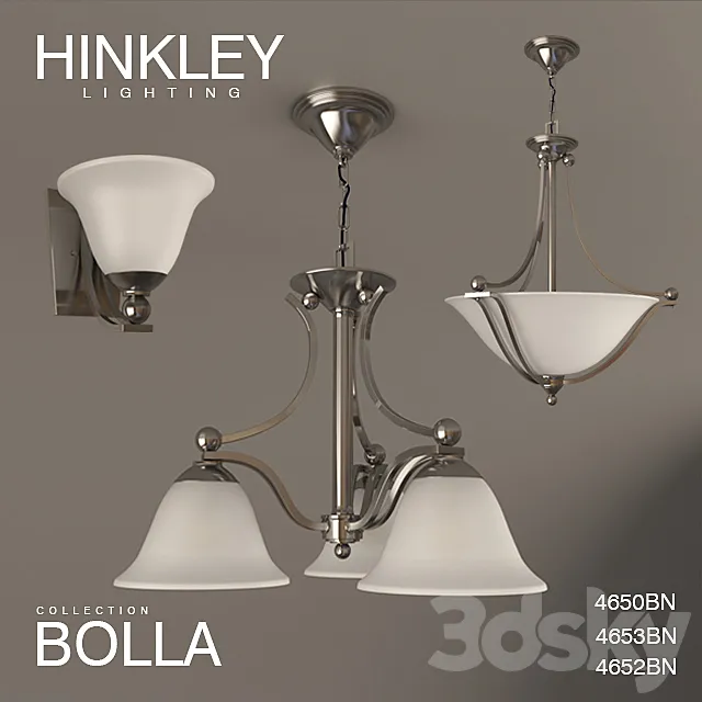 Bra BOLLA 4650BN Chandelier BOLLA 4653BN Chandelier BOLLA 4652BN from HINKLEY lighting 3D Model Bra BOLLA 4650BN Chandelier BOLLA 4653BN Chandelier BOLLA 4652BN from HINKLEY lighting 3D Model