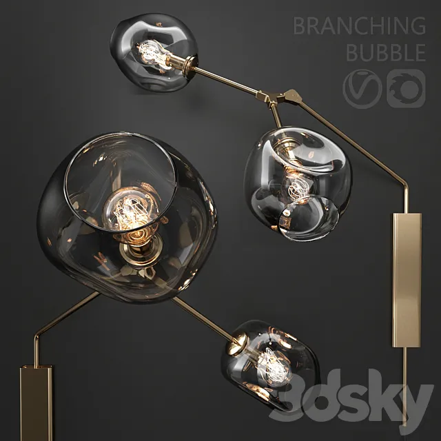 Bra Branching bubble 3D Model