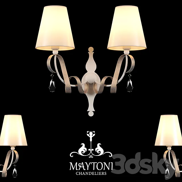 Bra Maytoni ARM010-02-W 3D Model