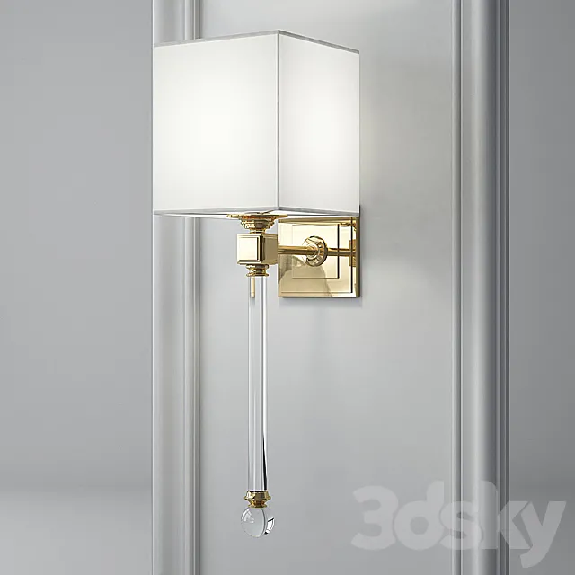 Bra Regina Andrew Crystal Sconce 3DModel