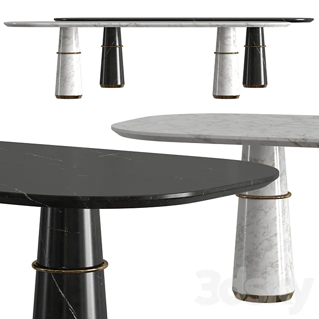 Brabbu Agra II Dining Tables 3DModel Brabbu Agra II Dining Tables 3DModel