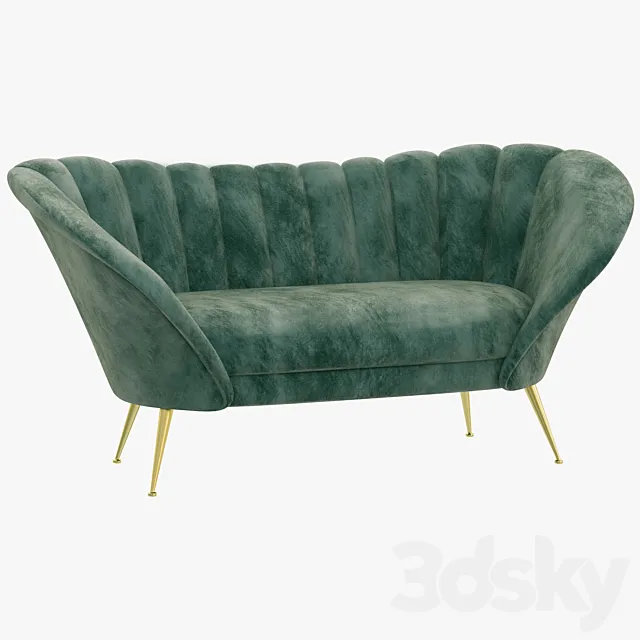 Brabbu ANDES 2 SEAT SOFA 3D Model Brabbu ANDES 2 SEAT SOFA 3D Model