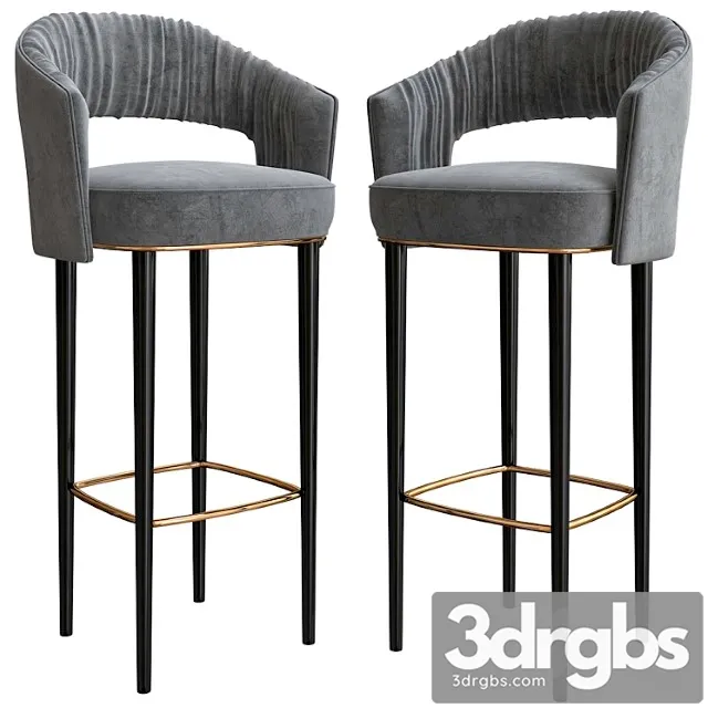 Brabbu bar chair 2 3D Model Download