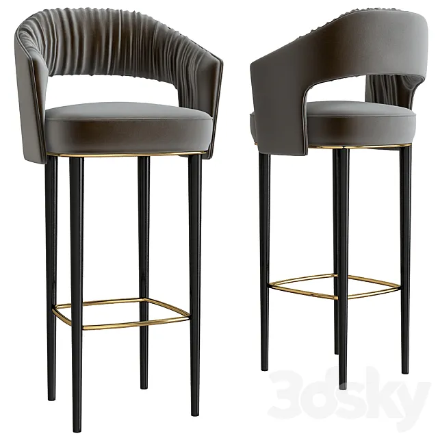 BRABBU Bar chair 3DModel BRABBU Bar chair 3DModel