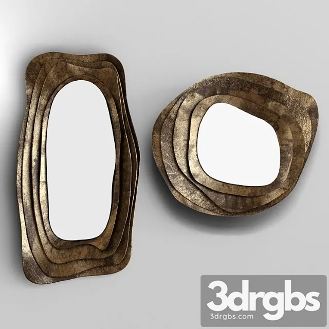 Brabbu by covet lounge kumi mirror 3D Model Download Brabbu by covet lounge kumi mirror 3D Model Download