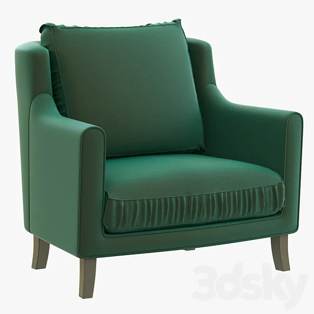 Brabbu COMO ARMCHAIR 3D Model