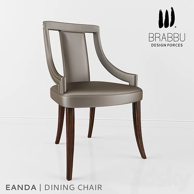 Brabbu – Eanda Dining Chair 3D Model