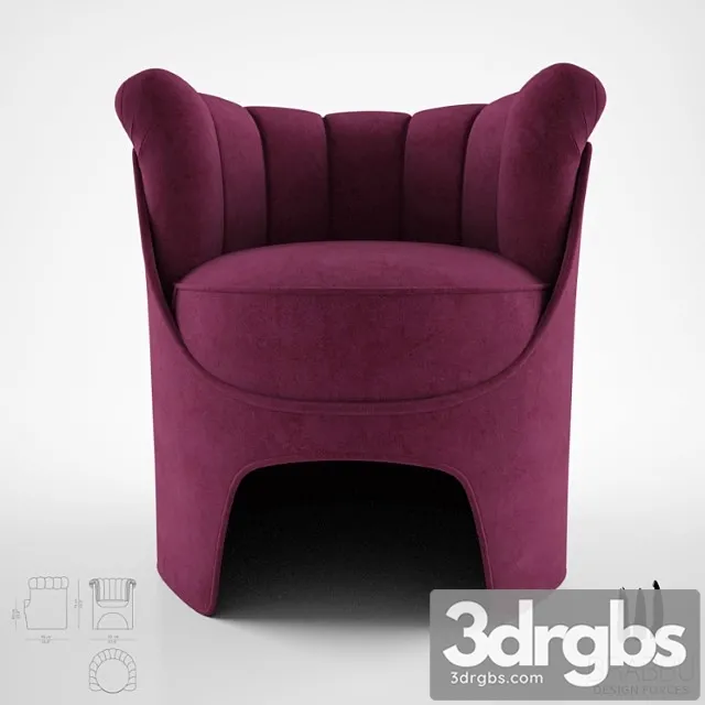 Brabbu hera armchair 3D Model Download Brabbu hera armchair 3D Model Download