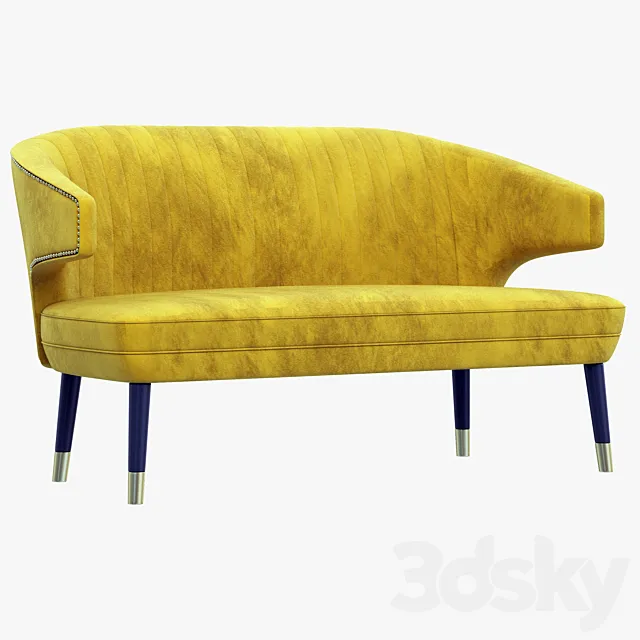 Brabbu IBIS 2 SEAT SOFA 3DModel Brabbu IBIS 2 SEAT SOFA 3DModel