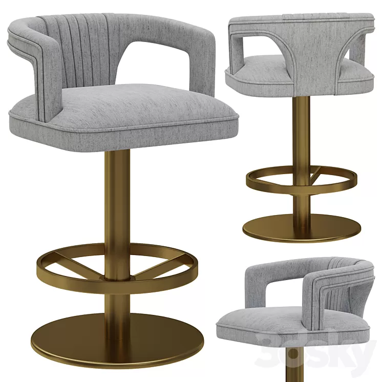 Brabbu KAROO II COUNTER STOOL 3D Model