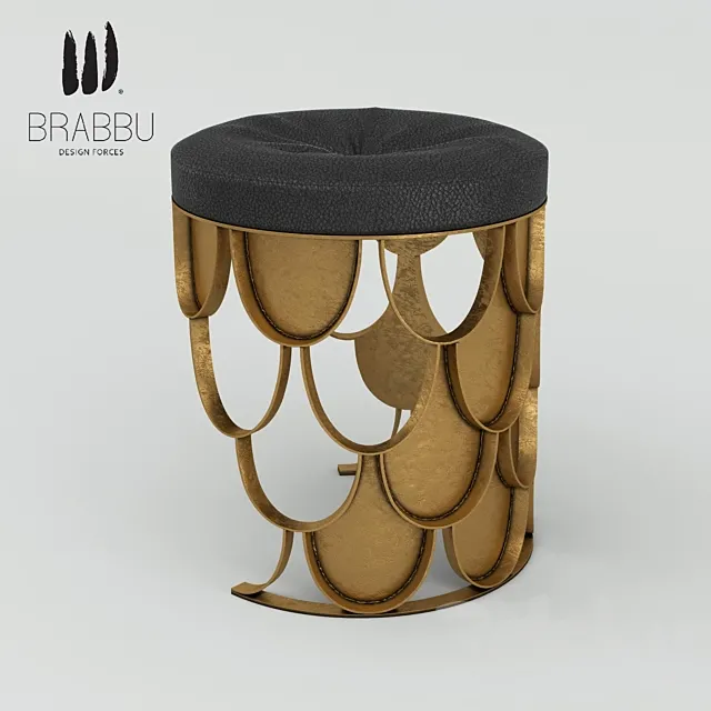 Brabbu KOI STOOL 3D Model Brabbu KOI STOOL 3D Model