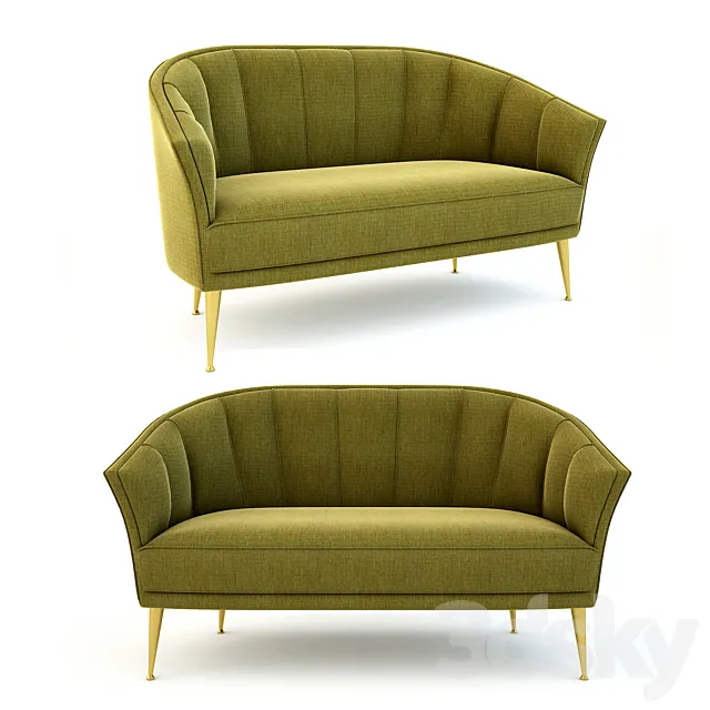 Brabbu – Maya Sofa 2 Seat 3D Model