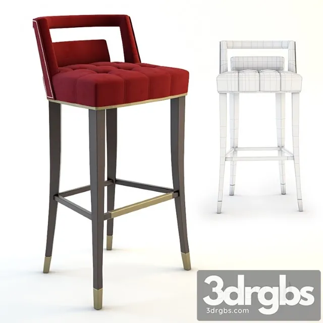 Brabbu Naj Bar Chair 3D Model Download