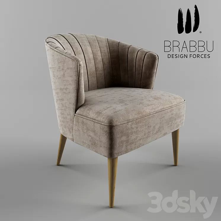 Brabbu Nuka Armchair 3D Model
