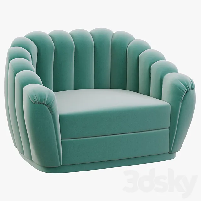 Brabbu Oreas Single Sofa 3DModel Brabbu Oreas Single Sofa 3DModel