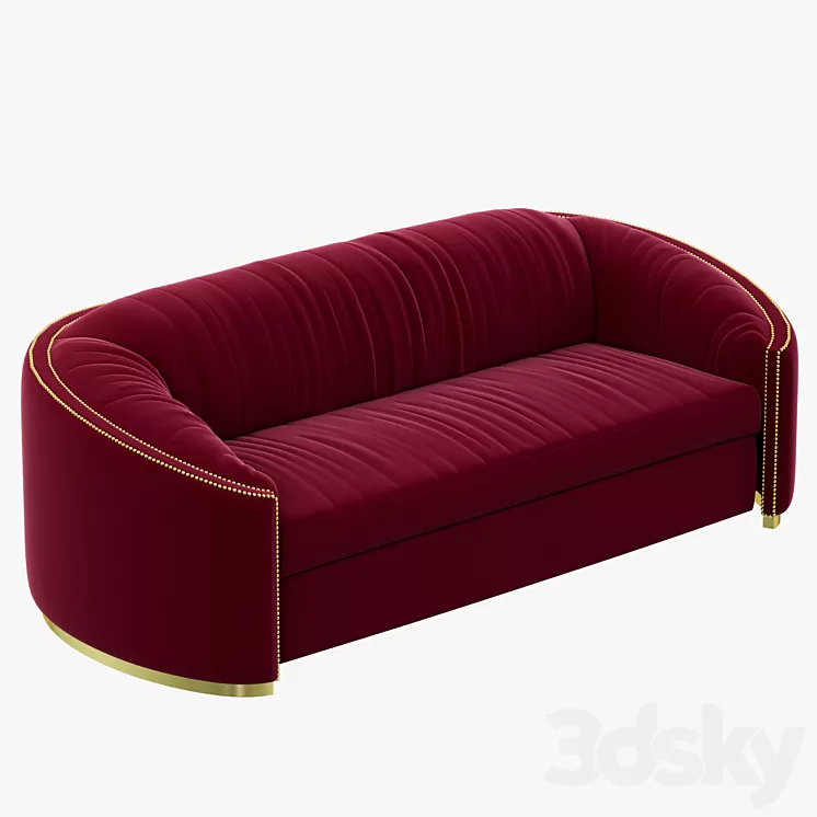 Brabbu Wales Sofa 3D Model