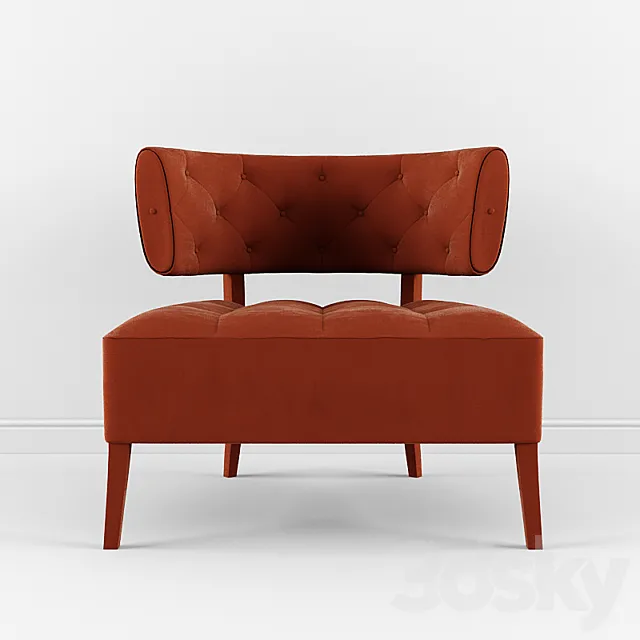 Brabbu – Zulu Armchair 3D Model Brabbu – Zulu Armchair 3D Model