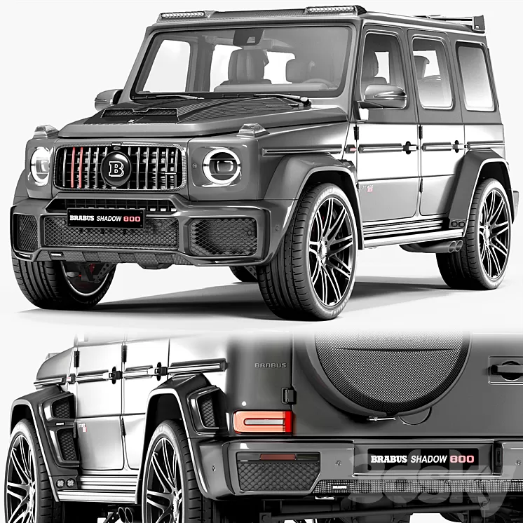 Brabus G 800 3D Model Free Download