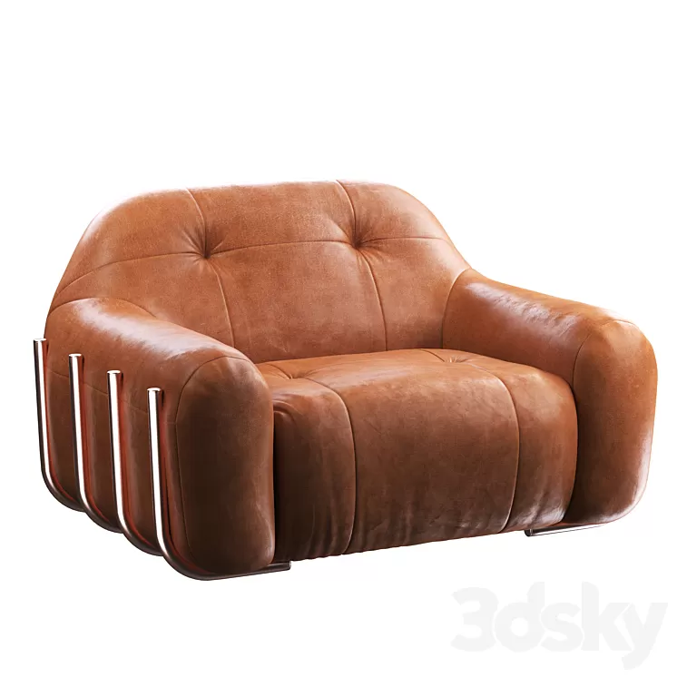 Brace Leather Chair 3D Model Free Download Brace Leather Chair 3D Model Free Download