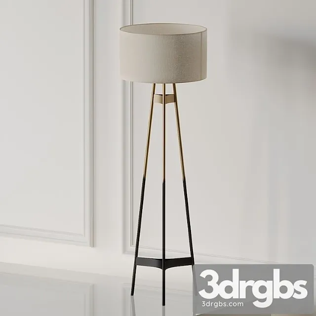 Brace ombre floor lamp cb2 exclusive 3D Model Download