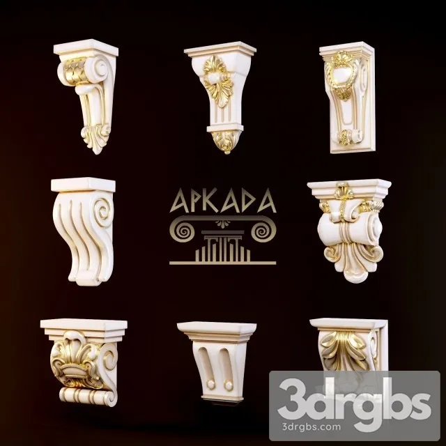 Brackets Arkadaplus 3D Model Download Brackets Arkadaplus 3D Model Download