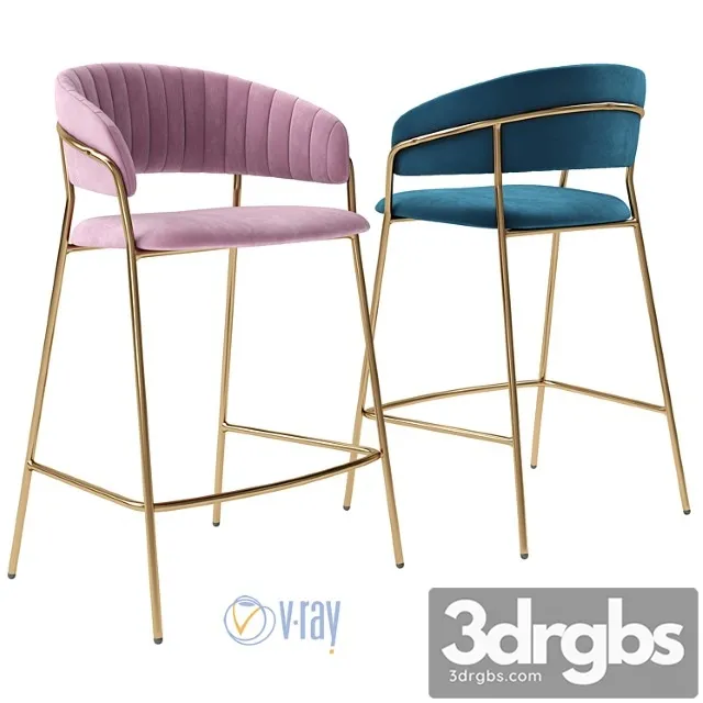 Bradex home. bar stool turin. winnie benjara 2 3D Model Download