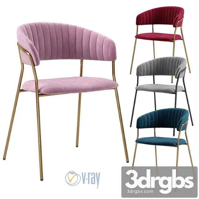 Bradex home. chair turin (rivera) portman 2 3D Model Download