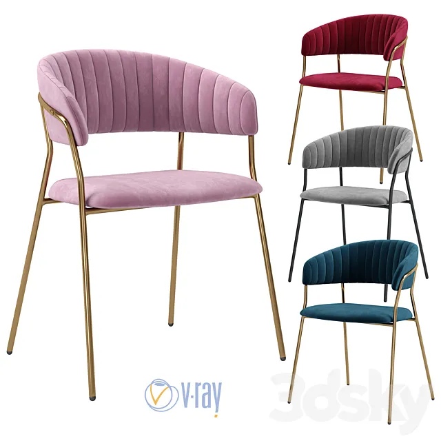 Bradex Home. Chair Turin (Rivera) Portman 3D Model Bradex Home. Chair Turin (Rivera) Portman 3D Model