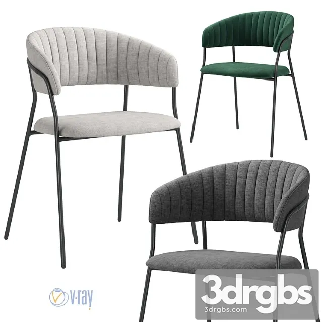 Bradex Home Stul Turin Rivera Portman Lira 3D Model Download