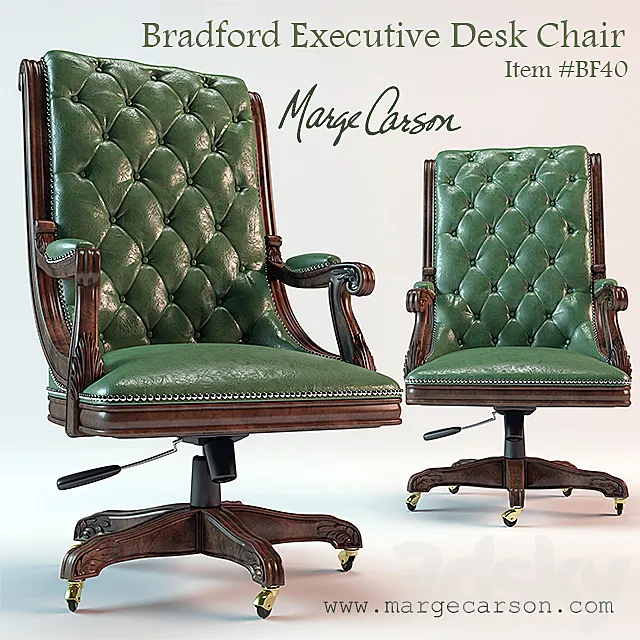 Bradford Executive Desk Chair 3D Model Bradford Executive Desk Chair 3D Model