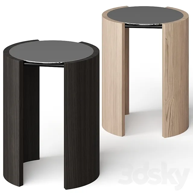 Bradley Jeremy Side Tables 3D Model Bradley Jeremy Side Tables 3D Model