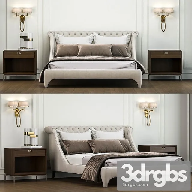 Bradmore bed – gianfranco ferrè home 2 3D Model Download Bradmore bed – gianfranco ferrè home 2 3D Model Download