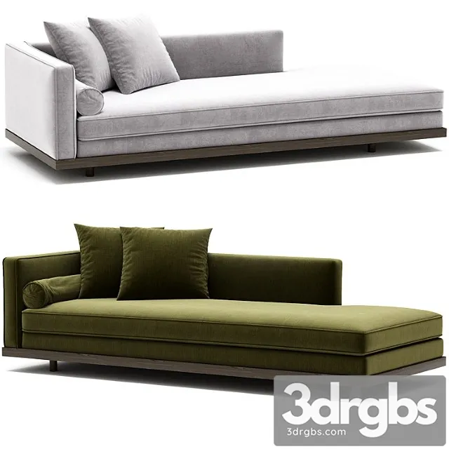 Brady Chaise Sofa 1 3D Model Download