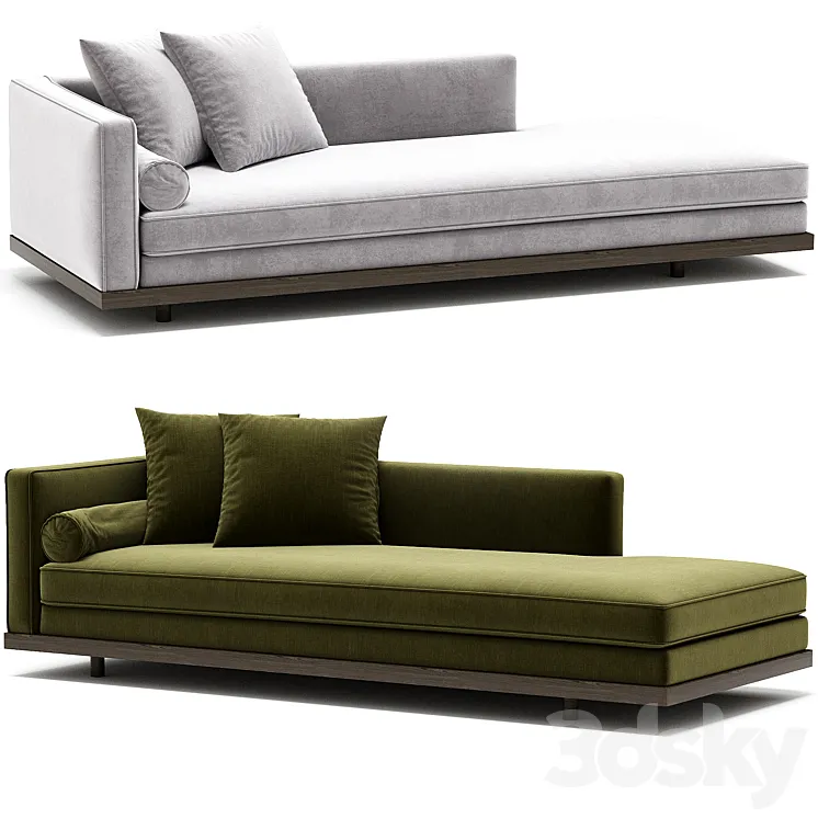 Brady Chaise Sofa 3D Model Free Download