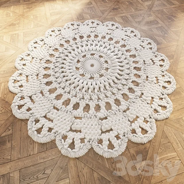 Braided rug 3DModel Braided rug 3DModel