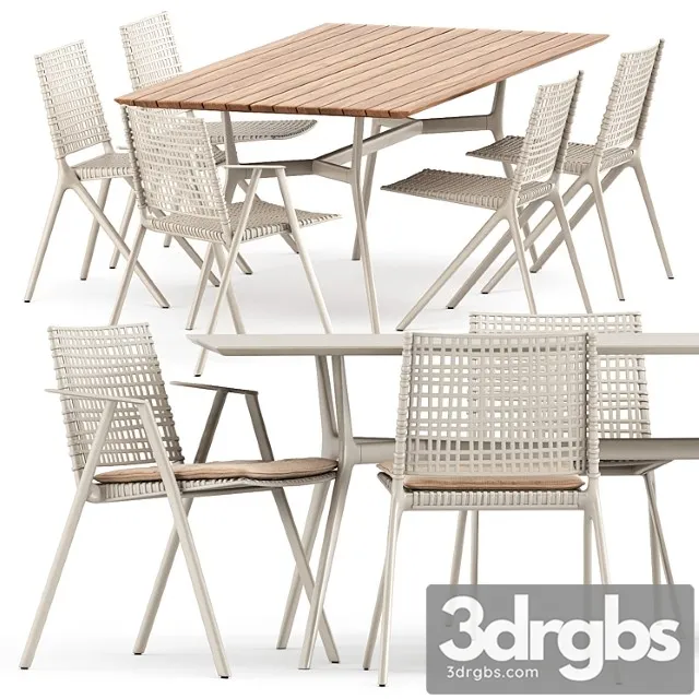 Branch Armchair And Chair And Branch Table Set3 By Tribu 3D Model Download Branch Armchair And Chair And Branch Table Set3 By Tribu 3D Model Download