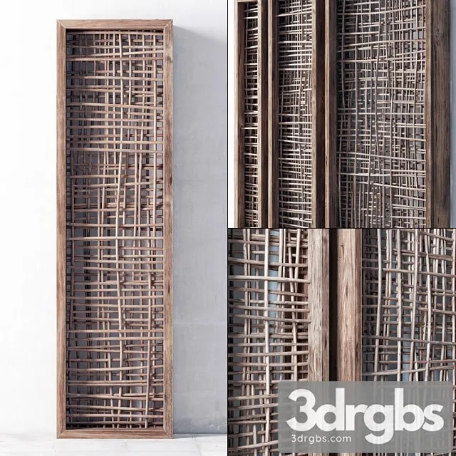 Branch decor frame 3D Model Download