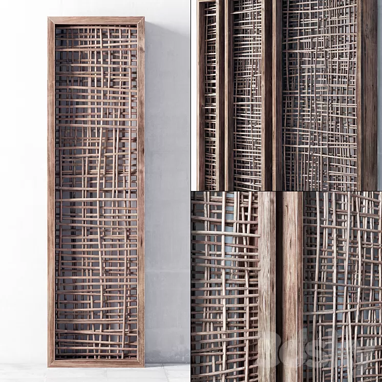 Branch decor frame 3D Model Branch decor frame 3D Model