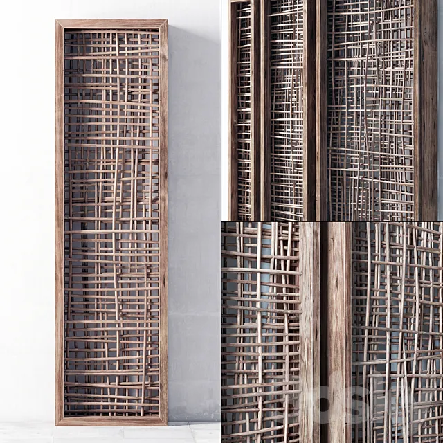 Branch decor frame 3DModel Branch decor frame 3DModel