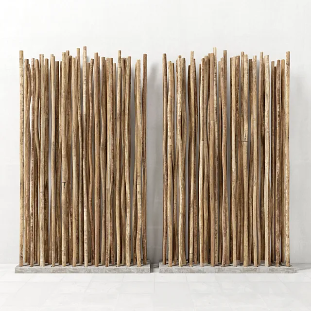 Branch decor fundament 3DModel Branch decor fundament 3DModel