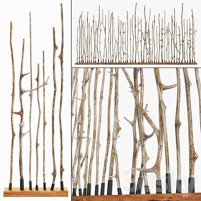 Branch decor n10 3D Model