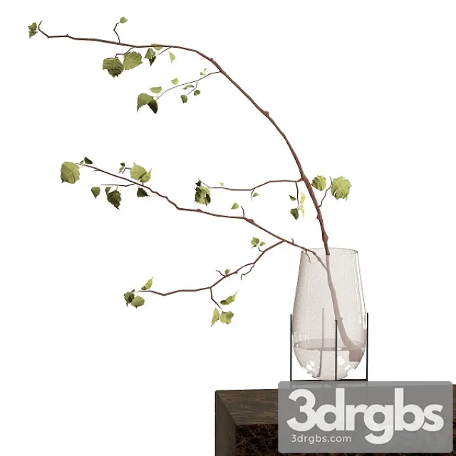 Branch in a Vase 3D Model Download Branch in a Vase 3D Model Download