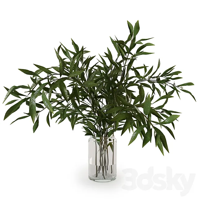 Branches in a vase 007 3DModel